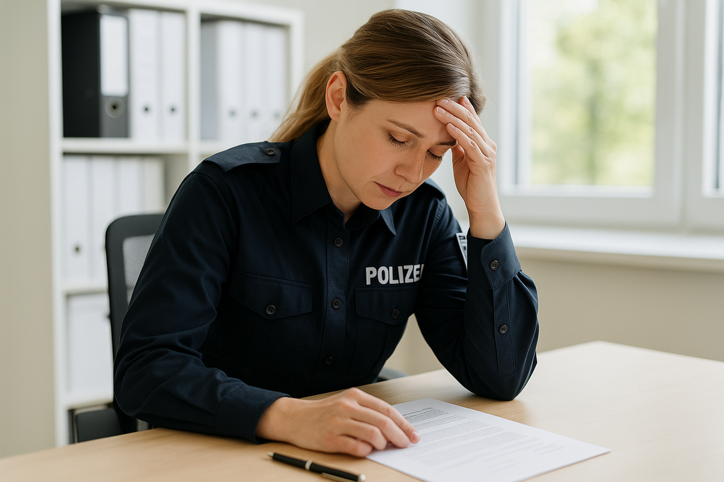 Dienstunfähigkeitsversicherung für Polizisten und Polizeianwärter
