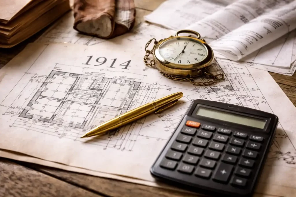 Wert 1914 oder Wohnfläche bei Wohngebäuden?