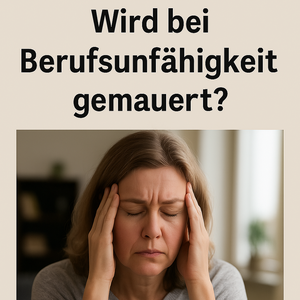 Berufsunfähigkeitsversicherung ohne Gesundheitsfragen im Antrag