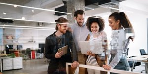 Mitarbeiter im Büro