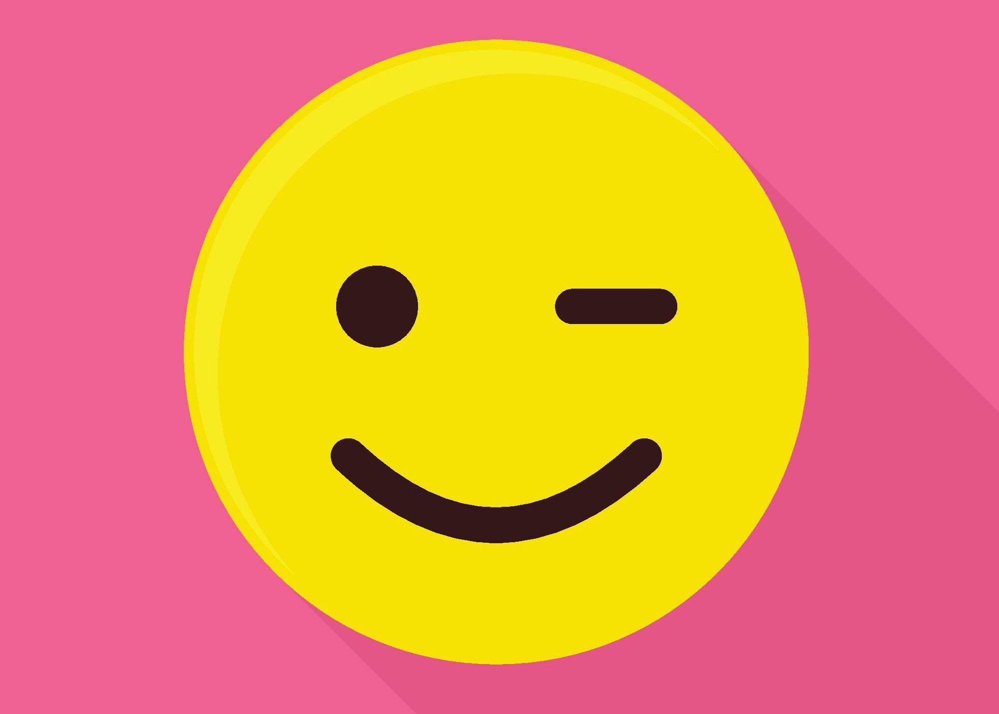 Zinkernder Smiley Aufkleber Sticker als Erkennungszeichen zwischen Medizinstudenten in Freiburg